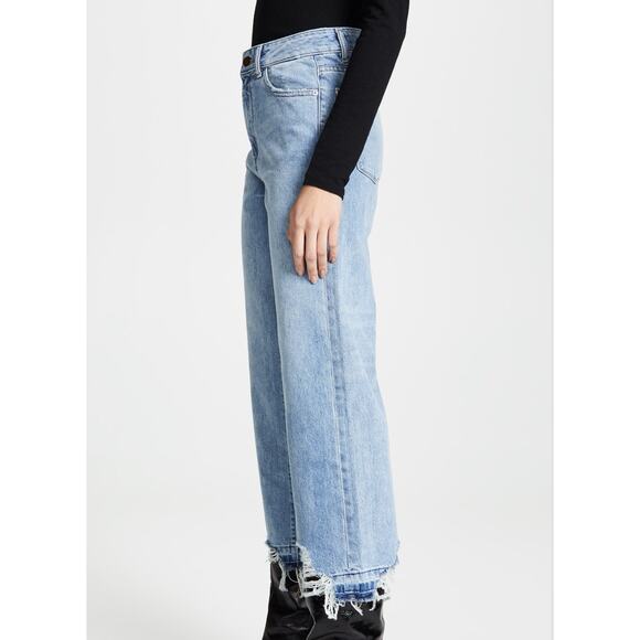 DL 1961 Women's Jeans Hepburn High Rise Wide Leg Size 28 NWT - Picture 3 of 6